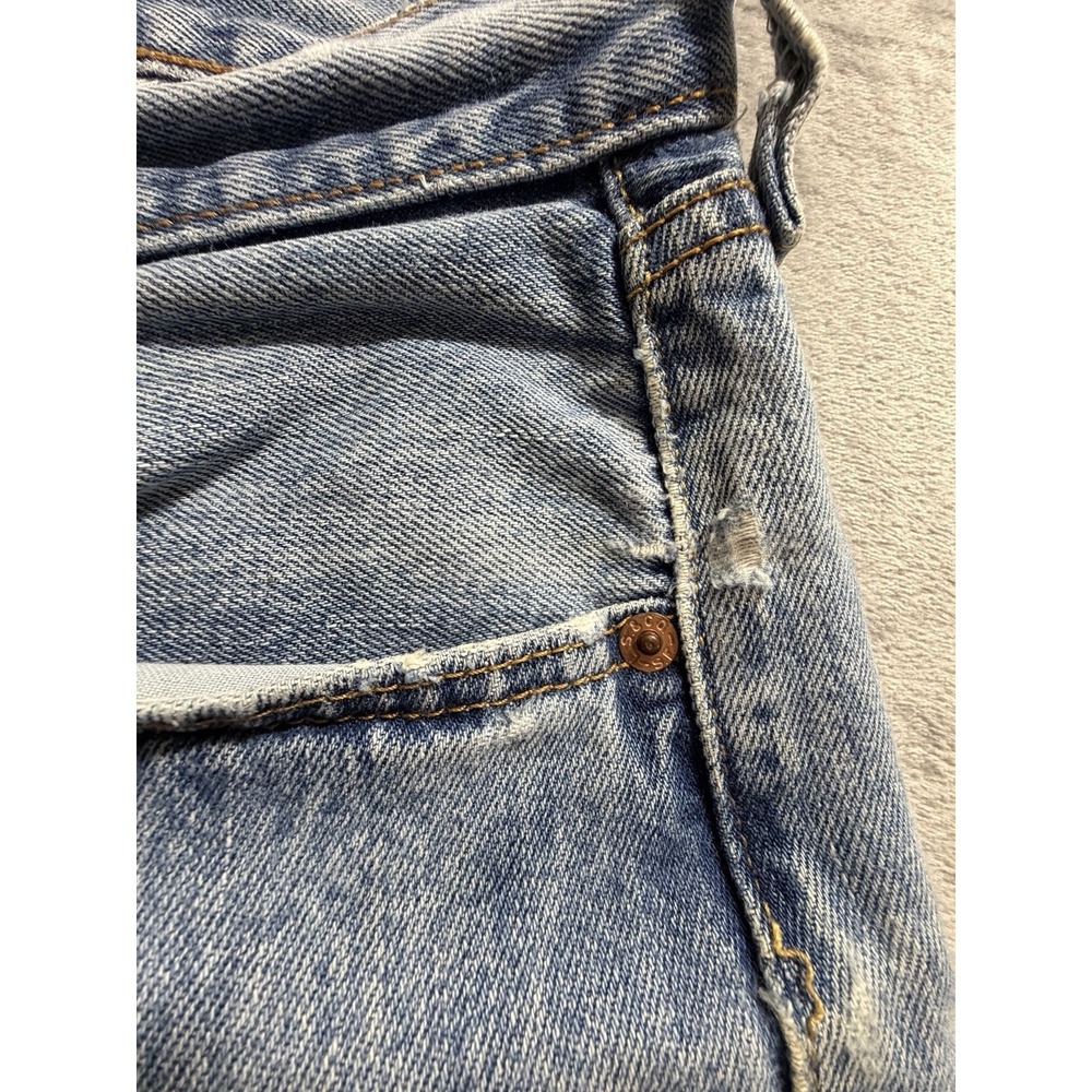 Vintage Levi 501 Button Fly Jeans Men's 34/34 True Fit Stonewash Regular Fit - Picture 5 of 12